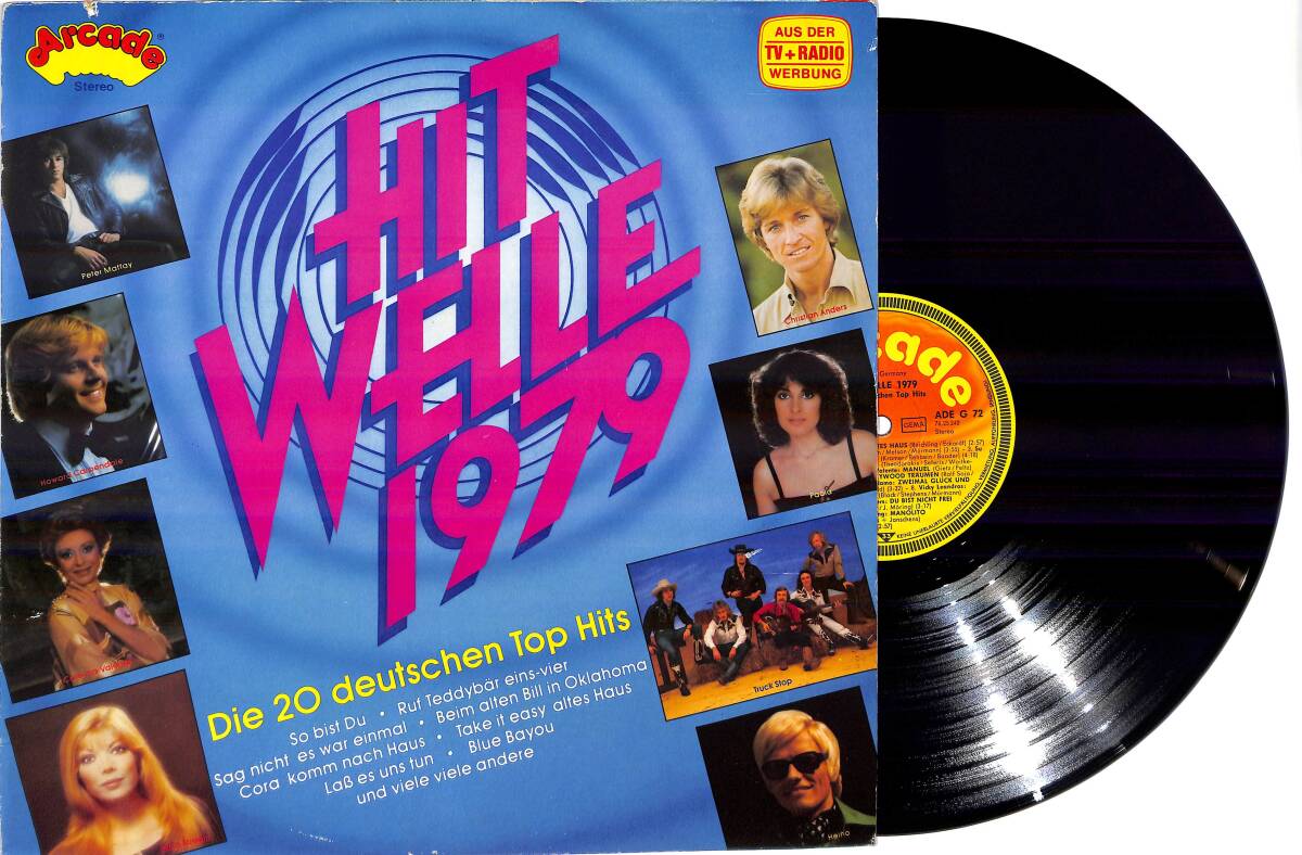 Hit Welle 1979 - Die 20 Deutschen Top Hits (Almanya Baskı) LP PLAK (10/8.5) PLK25985 - 1