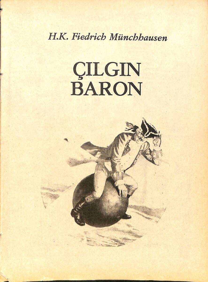 H.K. Fiedrich Münchhausen - Çılgın Baron Çizgi Roman NDR98294 - 1