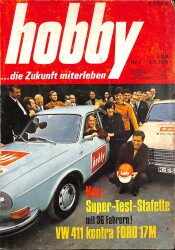 Hobby Nr. 18.1.1969 - VW 411 Kontra FORD 17M NDR78627 - Gökçekoleksiyon