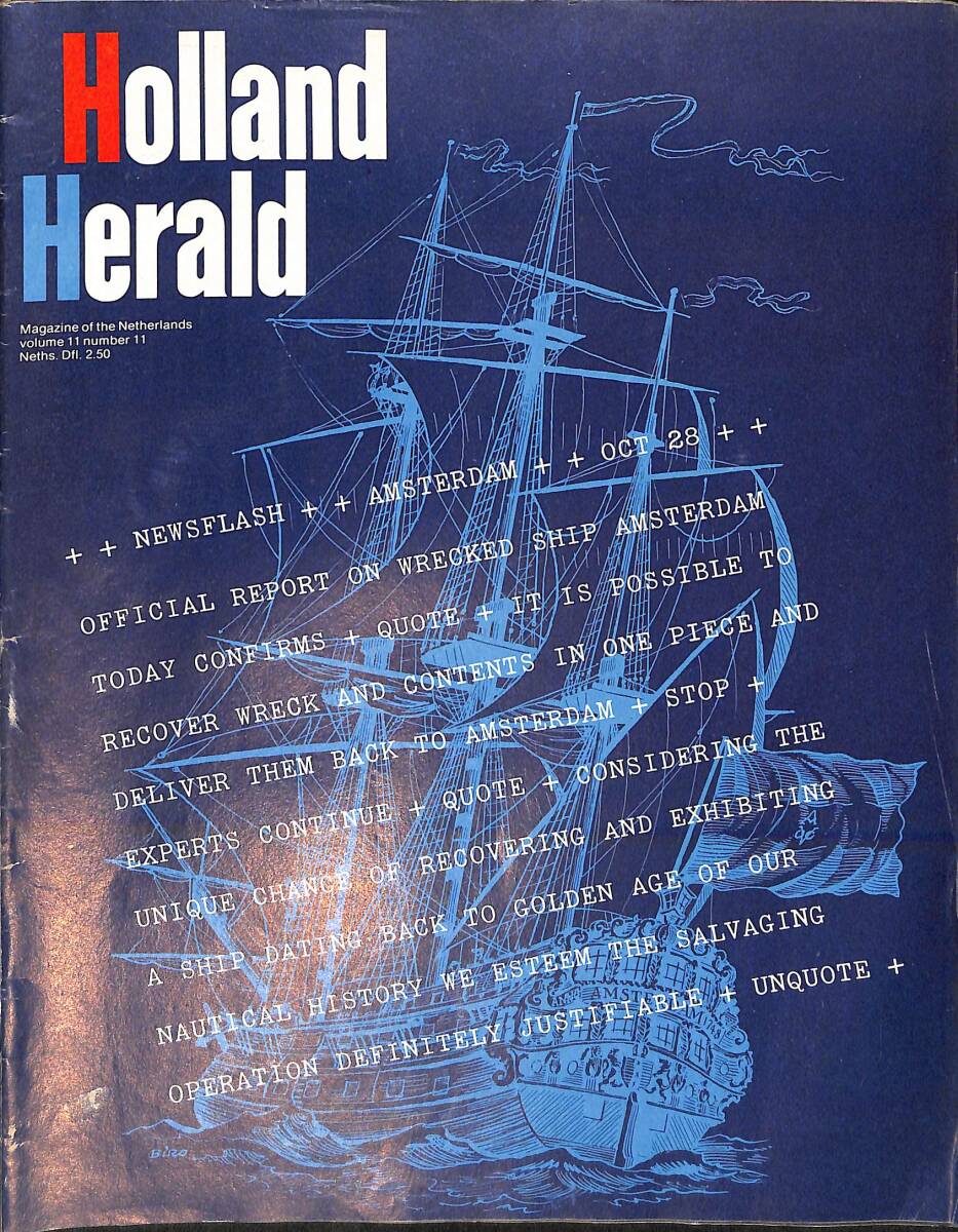 Holland Herald Magazine January 1976 , Volume: 11 Number: 11 – Query: Why did Reagan go Dutch? – Juliet Prowse – Xaviera Hollander NDR100614 - 1