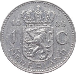 Hollanda 1 Gulden 1968 ÇÇT YMP2349 - 1