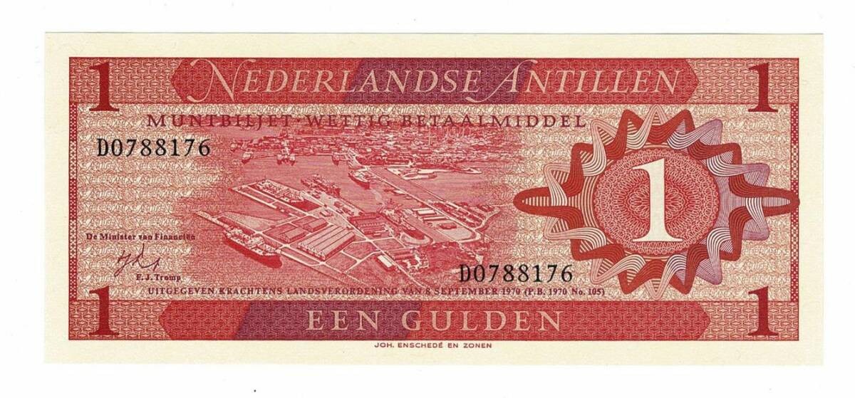 Hollanda Antilleri 1 Gulden 1970 ÇİL YKP6383 - 1