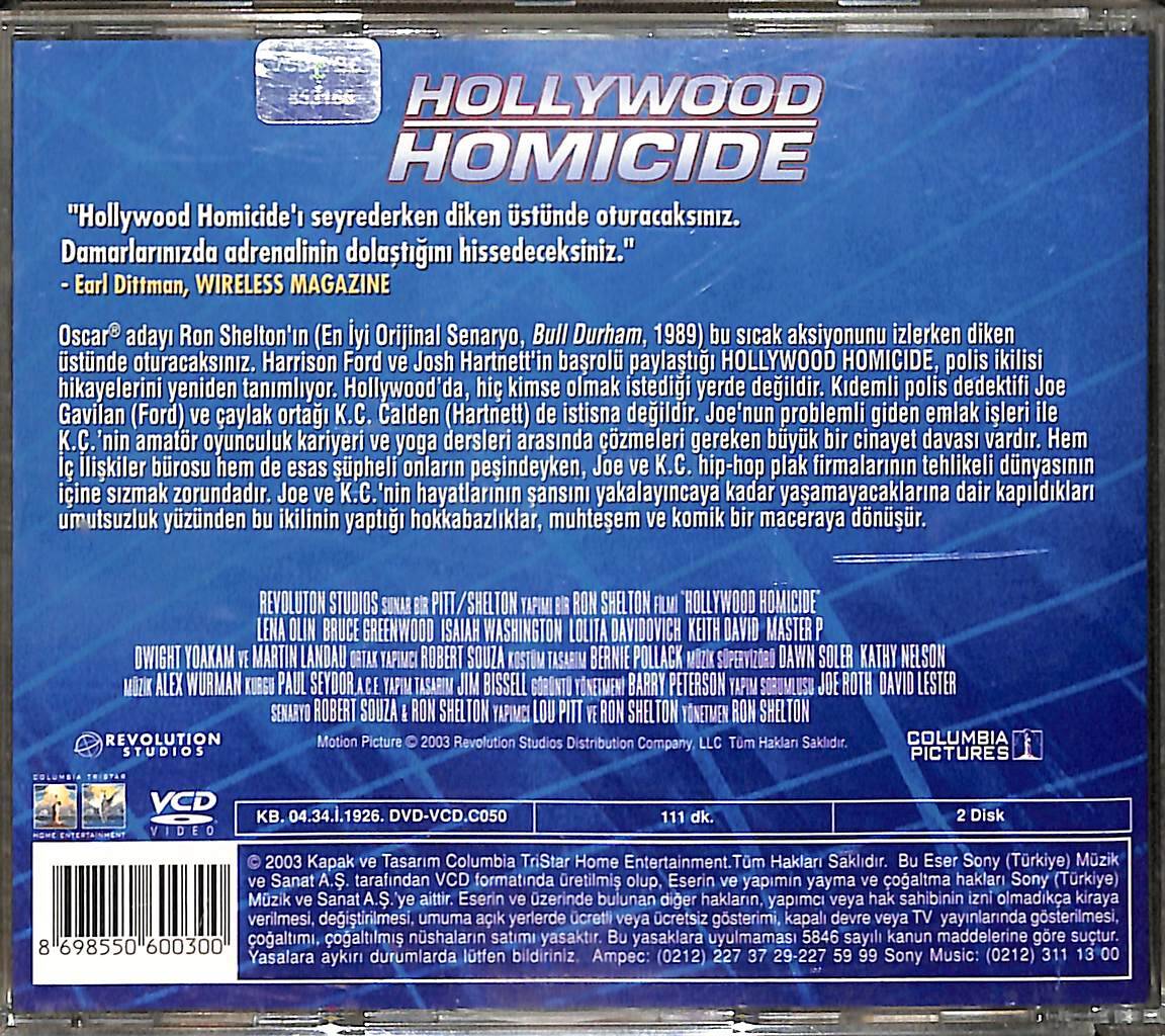 Hollywood Polisleri - Hollywood Homicide (2003) Orjinal VCD Film ' Harrison Ford ' VCD28587 - 2