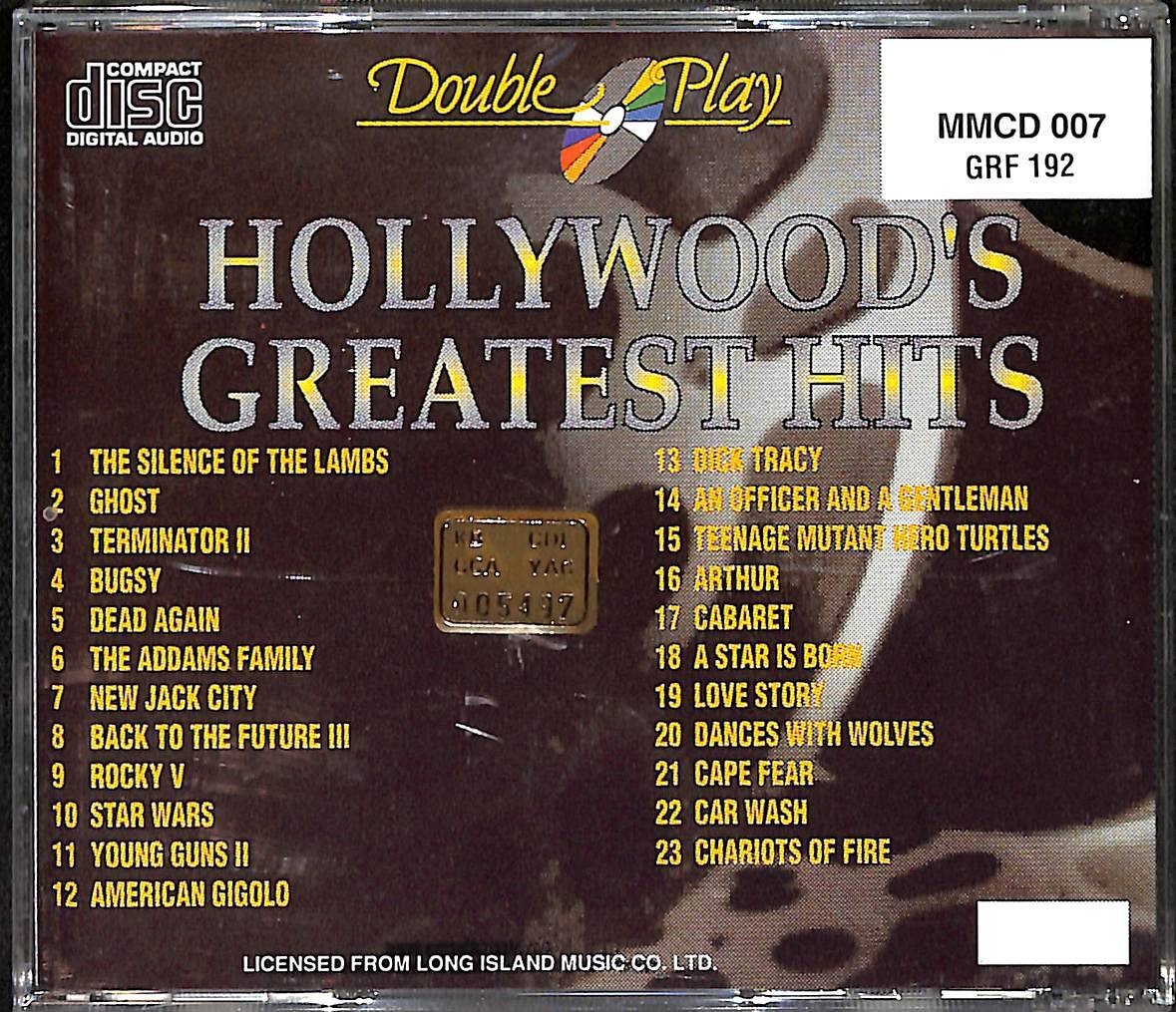 Hollywood's Greatest Hits CD (İkinci El) CD4391 - 2