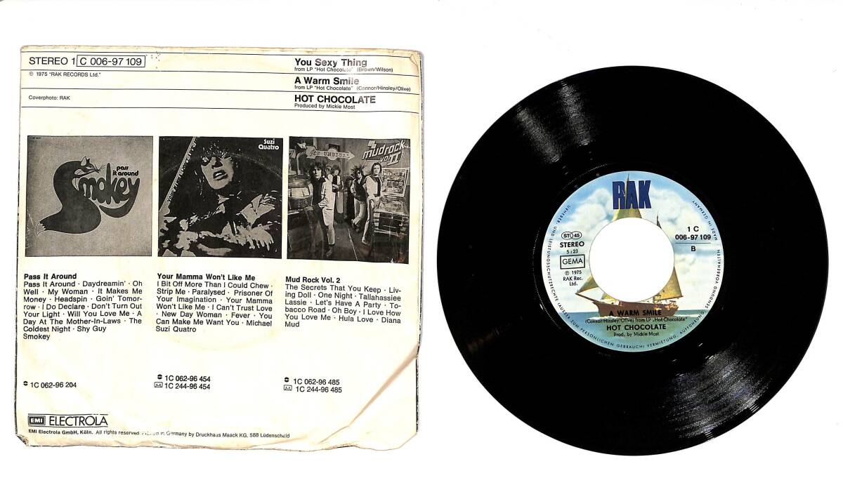 Hot Chocolate – You Sexy Thing PLAK 1975 (10/8) PLK26296 - 2