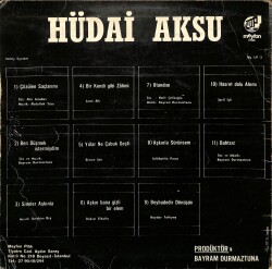 Hüdai Aksu – Çözülen Saçlarımı | Meyfon Plak 33′lük LP (Long Play) PLAK (10/8) 