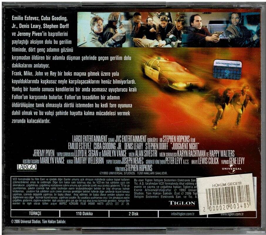 Hükümet Gecesi - 1 Adet VCD Film VCD739 - 2