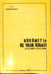 Hükümet'in Üç Yıllık İcraatı NDR93060 - Gökçekoleksiyon