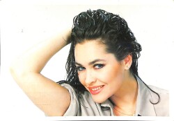 Hülya Avşar Kartpostal (Küçük Boy) KRT21445 - Gökçekoleksiyon