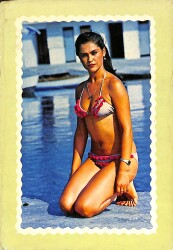 Hülya Avşar Kartpostal (Küçük Boy) KRT22709 - Gökçekoleksiyon