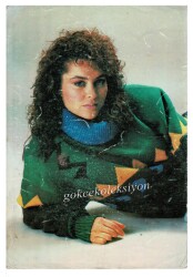 Hülya Avşar Orta Boy Kartpostal Haliyle KRT6876 - Gökçekoleksiyon