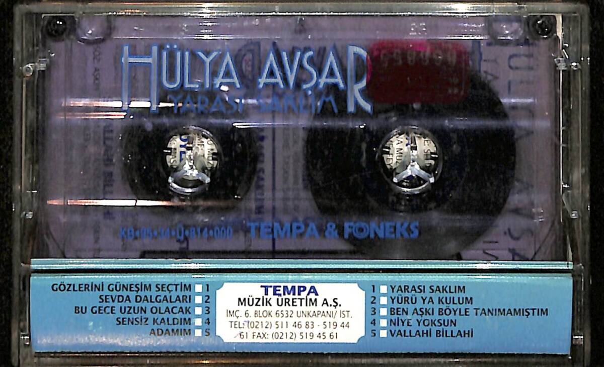 Hülya Avşar - Yarası Saklım Kaset (İkinci El) KST26835 - 2