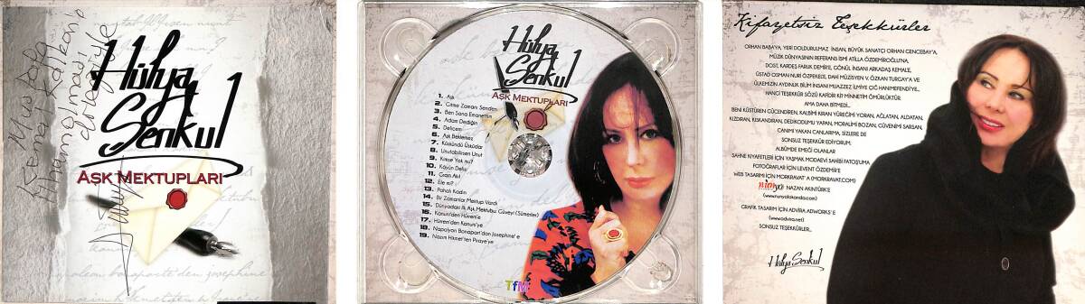 Hülya Şenkul - Aşk Mektupları CD (İkinci El) CD4689 - 2