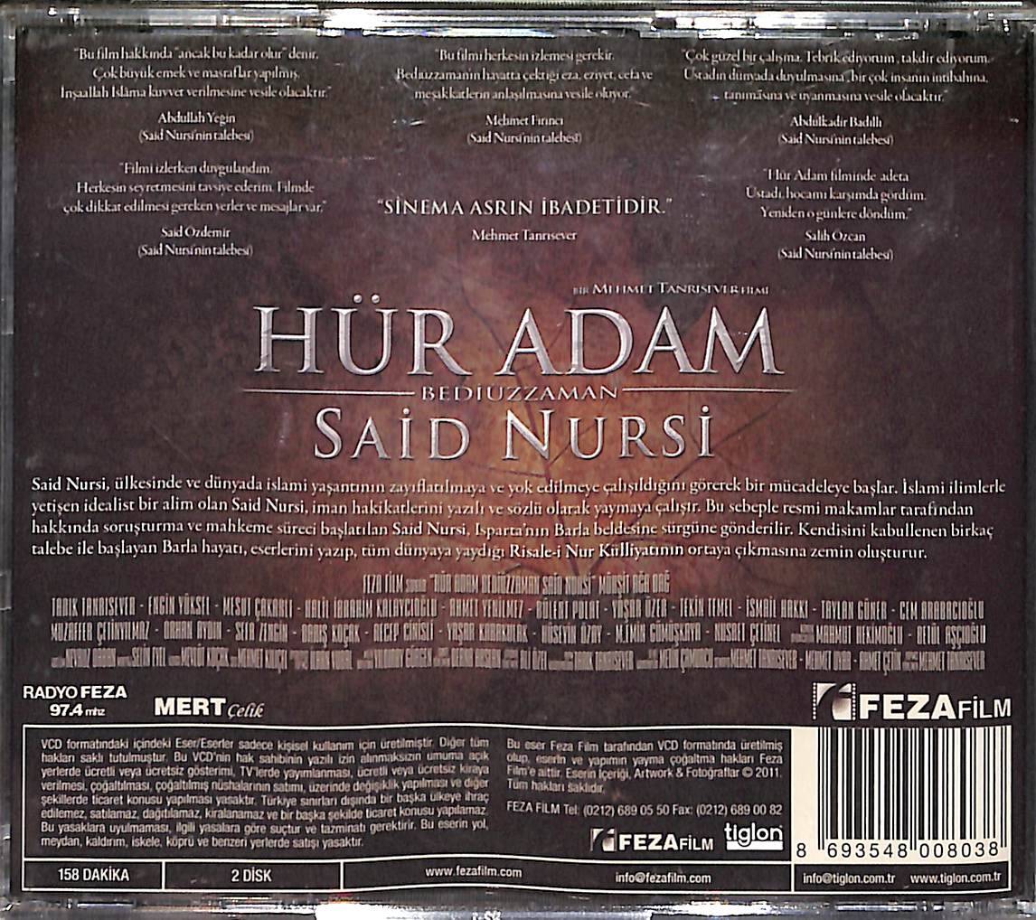 Hür Adam Bediüzzaman Said Nursi Orijinal VCD Film VCD28751 - 2
