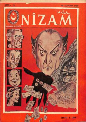 Hür Nizam Dergisi Sayı 5 18 Ağustos 1960 - Hava Kurmay Binbaşı Suphi Gürsoytrak, Hasan Polatkanın Sevgilisi, Menderes Ve Köprülü NDR77623 - 1