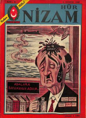 Hür Nizam Dergisi Sayı3 4 Ağustos 1960 - Cemal Gürsel, Şahap Gürsel, Menderesin Riyakarlığı NDR77625 - 1