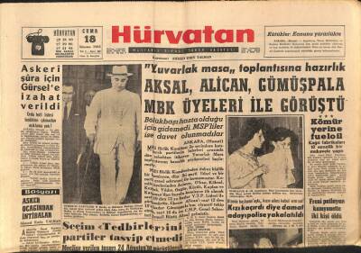 Hür Vatan Gazetesi 18 Ağustos 1961 - Aziz Nesin İle İhsan Adanın Duruşmasına Dün Başlandı GZ97181 - 1
