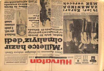 Hür Vatan Gazetesi 2 Ağustos 1961 - Cemal Gürsel,Milletçe Hazır Olmalıyız Dedi GZ97168 - 1