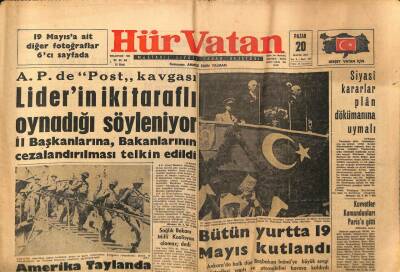 Hür Vatan Gazetesi 20 Mayıs 1962 - Amerika Taylanda Yeni Asker Çıkardı GZ97002 - 1