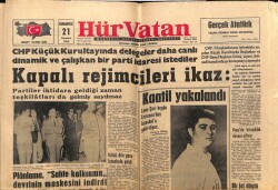 Hür Vatan Gazetesi 21 Temmuz 1962 - Çingeneler Bir Köyü Bastılar GZ64976 - 2
