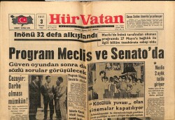 Hür Vatan Gazetesi 3 Temmuz 1962 - Cezayir Darbe Olması Mümkün! GZ64978 - 1