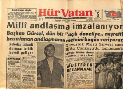 Hür Vatan Gazetesi 5 Eylül 1961 - Goodyear Lastik Fabrikası Kuruluyor GZ97088 - 1