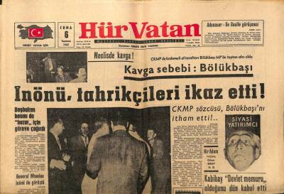Hür Vatan Gazetesi 6 Temmuz 1962 - Cezayirde Müslüman Katliamı Yine Başladı GZ89834 - 1