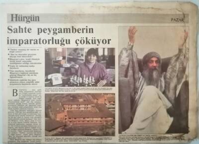 Hürgün Gazetesi 27 Ekim 1985 Sahte Peygamberin İmparatorluğu Çöküyor -GZ33254 - 1