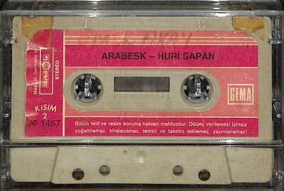 Huri Sapan - Arabesk (Türkola Alman Baskı) Kaset (İkinci El) KST24389 - 1