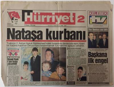 Hürriyet 2 Bölge Gazetesi 19 Nisan 1994 - Yeşil Kart Masalı ... GZ25274 - 1