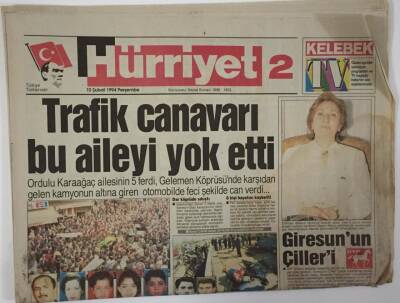 Hürriyet 2 Gazetesi 10 Şubat 1994 - Giresunun Çilleri Seçkin Aksoy - GZ16944 - 1
