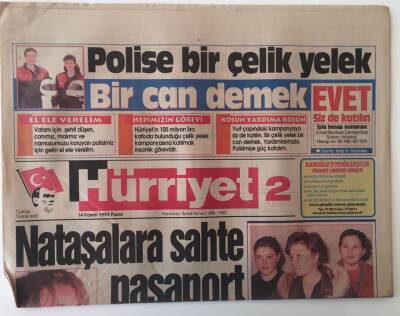 Hürriyet 2 Gazetesi 14 Kasım 1993 - Trabzon Spordan Lige Dönüş - GZ16958 - 1