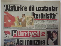 Hürriyet 2 Gazetesi 18 Kasım 1994 -Doğu İllerinde Öğrenciler Okula Kızakla Gidip Geliyor Acı Manzara - GZ16949 - 1