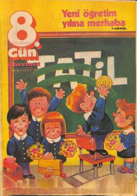 Hürriyet 8. Gün Dergisi 13 Eylül 1981 - Tıp İçin Çalışan Müzik İçin Yaşayan Adam Bülent Tarcan KTP3198 - 1