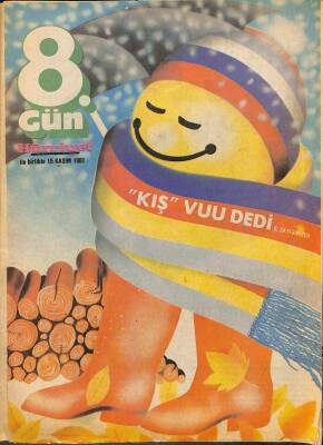 Hürriyet 8. Gün Dergisi 15 Kasım 1981 KTP3189 - 1