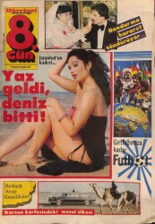 Hürriyet 8. Gün Dergisi 20 Haziran 1982 - Dondurma Hararet Söndürüyor... DRG1510 - Gökçekoleksiyon