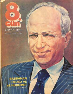 Hürriyet 8. Gün Dergisi 28 Eylül 1980 - Başbakan Ulusu Ve 44. Hükümet KTP3209 - 1
