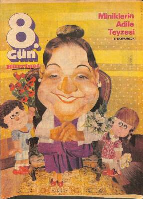 Hürriyet 8. Gün Dergisi 28 Haziran 1981 - Masalcı Tonton Adile Teyze Ekranda İzleyicilerine Veda Etti KTP3205 - 1