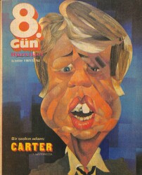 Hürriyet 8. Gün Dergisi 4 Mayıs 1980 - Bir Şaşkın Adam Carter KTP3228 - Gökçekoleksiyon
