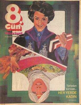 Hürriyet 8. Gün Dergisi 8 HAZİRAN 1980 - FUTBOLDA AVRUPANIN EN BÜYÜĞÜ KİM OLACAK, DEVLER SAVAŞI İTALYDA BAŞLIYOR DRG1436 - 1