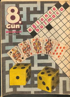 Hürriyet 8. Gün Dergisi 9 Ağustos 1981 - Sevdiğimiz Taş Devri * Sevimli Fred Vilma - Barni - Beti - Çakıl - Bambam KTP3202 - 1