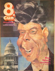 Hürriyet 8.Gün Dergisi 18 Ocak 1981 - Beyaz Saray'da Yeni Dönem NDR98003 - Gökçekoleksiyon