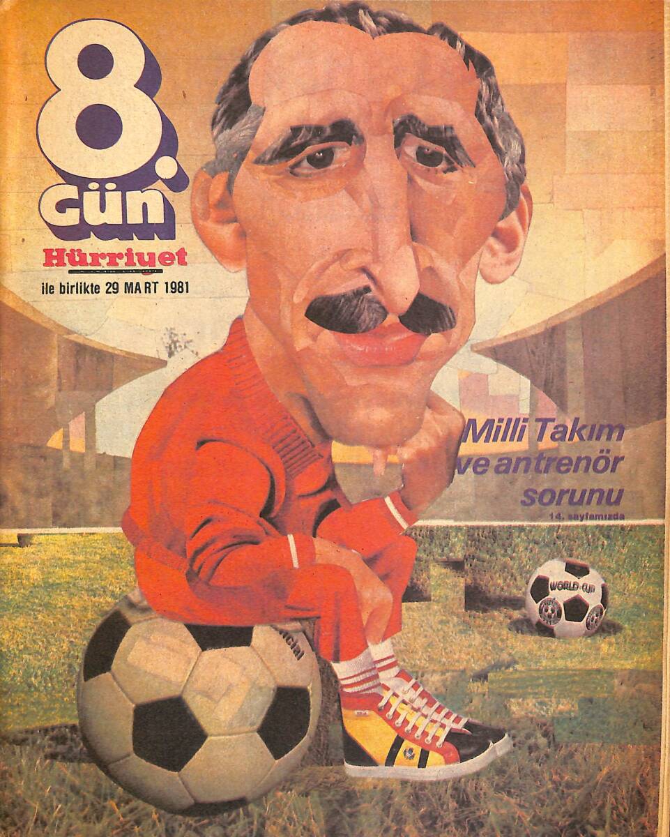 Hürriyet 8.Gün Dergisi 29 Mart 1981 - Münir Özkul Ve Alkol NDR98002 - 1