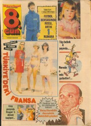 Hürriyet 8.Gün Pazar Eki Dergisi 18 Temmuz 1982 - Rauf Denktaş, Reagan NDR76845 - Gökçekoleksiyon