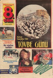 Hürriyet 8.Gün Pazar Eki Dergisi 26 Eylül 1982 - Faye Dunaway NDR76848 - Gökçekoleksiyon