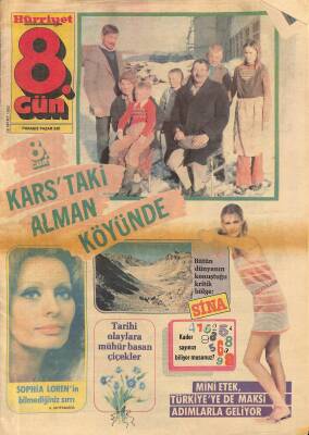 Hürriyet 8.Gün Pazar Eki Dergisi 28 Mart 1982 - Sophia Lorenin Bilmediğimiz Sırları NDR76847 - 1