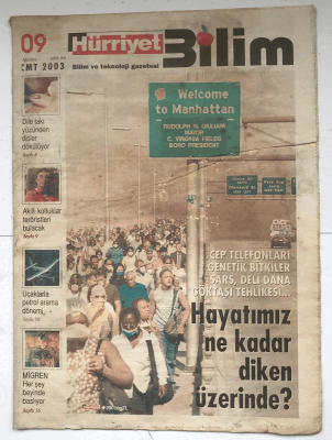 Hürriyet Bilim Gazetesi 9 Ağustos 2003 - Uçaklarla Petrol Arama Dönemi GZ5248 - 2
