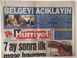Hürriyet Bölge Gazetesi 20 Ocak 2000 - Fındıkçı Umutsuz ,Erzurumda 7 Ay Sonra İlk Maaş Bayramı GZ16636 - 2