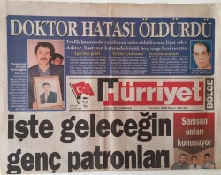 Hürriyet Bölge Gazetesi 29 Ocak 2000 - Samsun Onları Konuşuyor Geleceğin Genç Patronları GZ16620 - 1