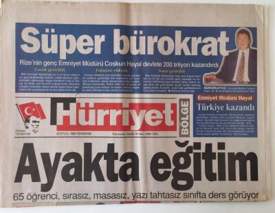 Hürriyet Bölge Gazetesi 30 Eylül 1999 - Uzungölde Belediye Kaçak Yapılaşmaya Savaş Açtı GZ16645 - 2